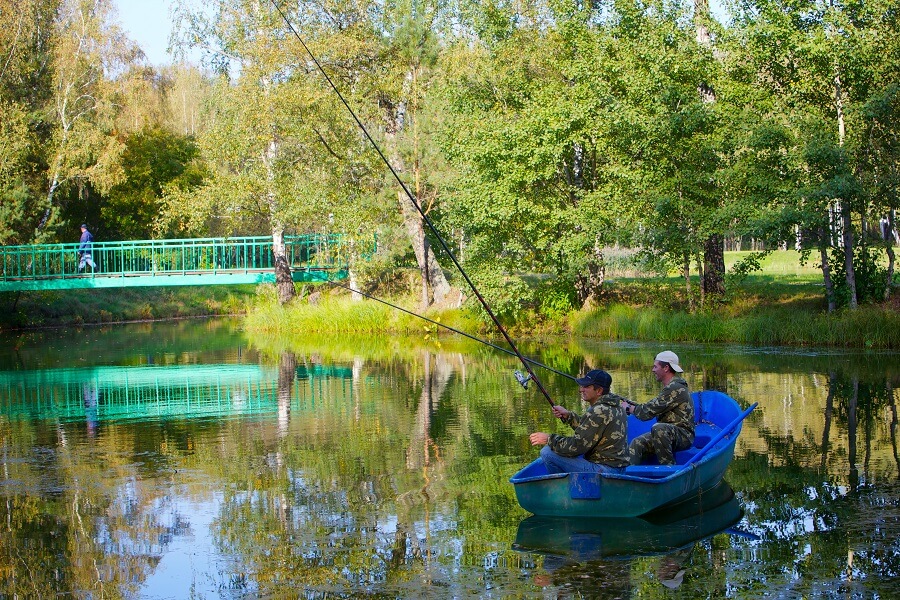 Лето, пляж, рыбалка